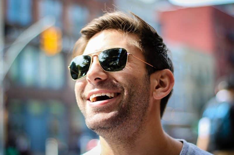 happy man knowing about blue green algae